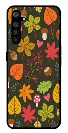 Leaves Design Metal Mobile Case for Realme XT