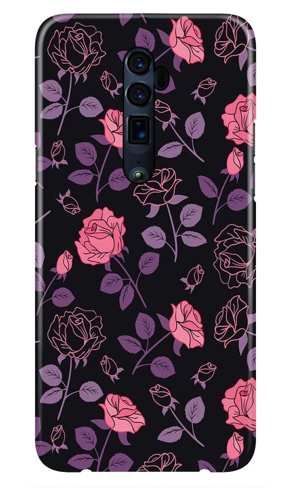 Rose Black Background Case for Oppo A9 2020