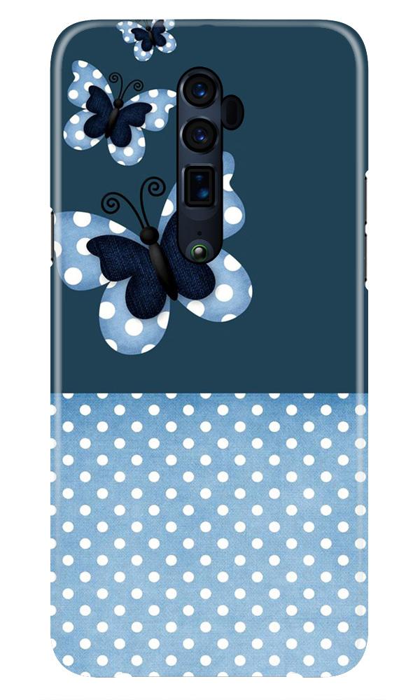 White dots Butterfly Case for Oppo A9 2020