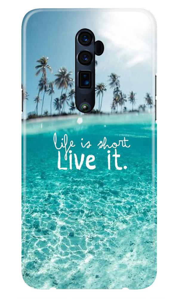 Life is short live it Case for Oppo A9 2020
