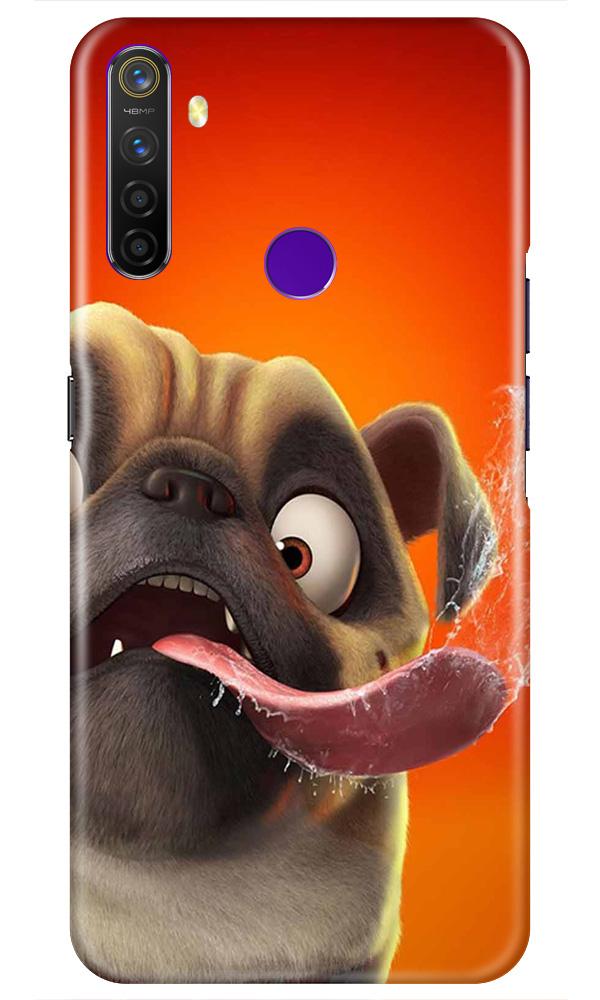 Dog Mobile Back Case for Realme 5s  (Design - 343)