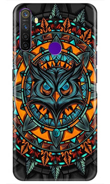 Owl Mobile Back Case for Realme 5i  (Design - 360)