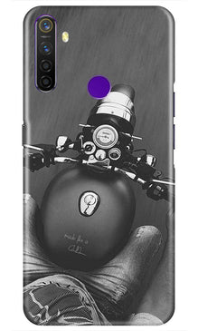 Royal Enfield Mobile Back Case for Realme 5i  (Design - 382)