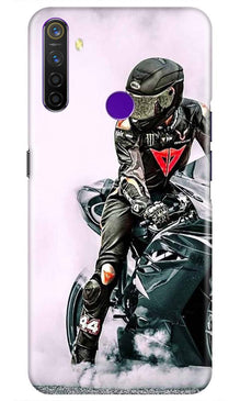 Biker Mobile Back Case for Realme 5s  (Design - 383)