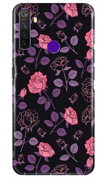 Rose Pattern Mobile Back Case for Realme 5s (Design - 2)