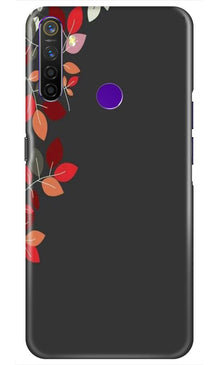 Grey Background Mobile Back Case for Realme 5s (Design - 71)