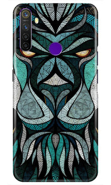 Lion Mobile Back Case for Realme 5s (Design - 97)