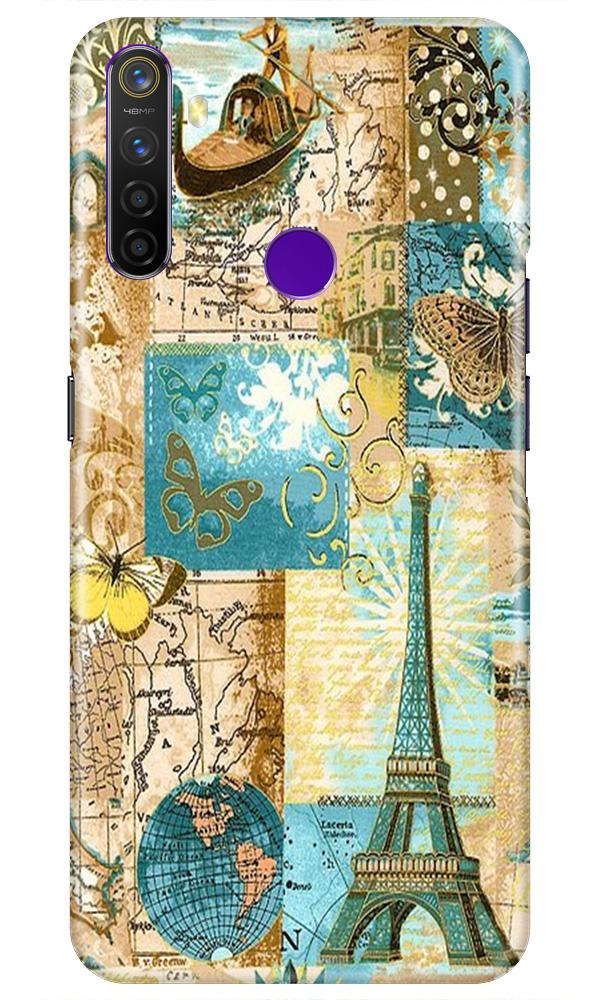 Travel Eiffel Tower Case for Realme 5s (Design No. 206)