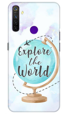 Explore the World Mobile Back Case for Realme 5s (Design - 207)