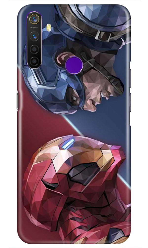 Ironman Captain America Case for Realme 5s (Design No. 245)