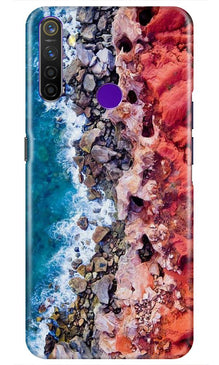 Sea Shore Mobile Back Case for Realme 5s (Design - 273)