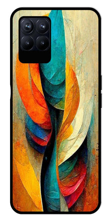 Modern Art Metal Mobile Case for Realme 8i