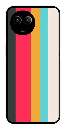 Muted Rainbow Metal Mobile Case for Realme 11 5G