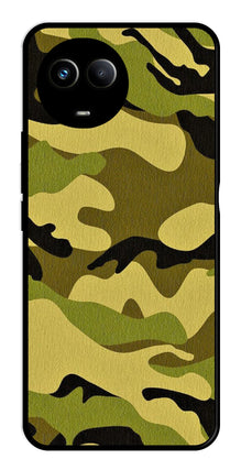 Army Pattern Metal Mobile Case for Realme 11 5G