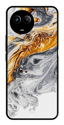 Marble Pattern Metal Mobile Case for Realme 11 5G