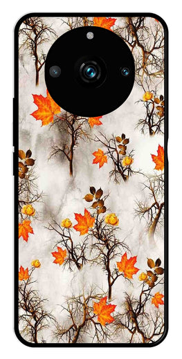 Autumn leaves Metal Mobile Case for Realme 11 pro 5G   (Design No -55)