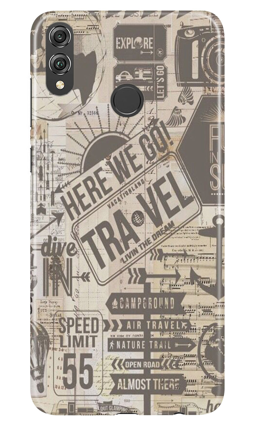 Travel Case for Realme 3  (Design - 104)