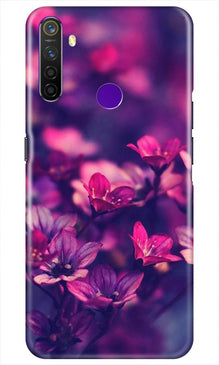 flowers Mobile Back Case for Realme 5i (Design - 25)