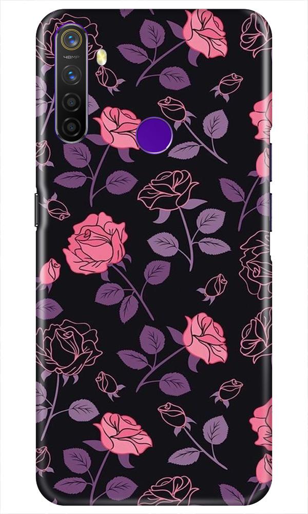 Rose Black Background Case for Realme 5i