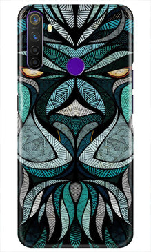 Lion Mobile Back Case for Realme 5i (Design - 97)