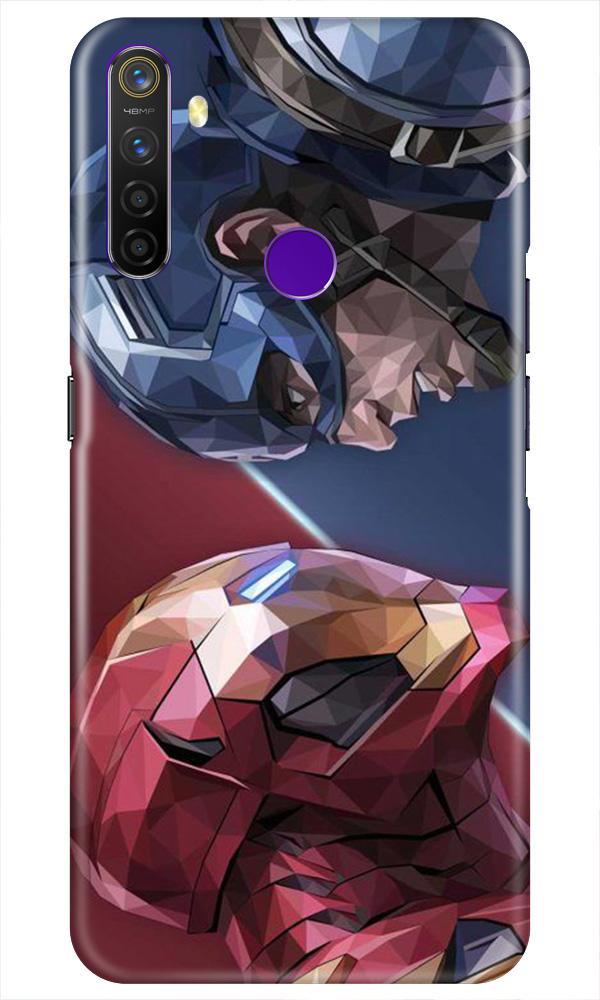 Ironman Captain America Case for Realme 5i (Design No. 245)