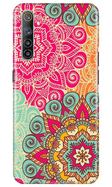 Rangoli art Mobile Back Case for Realme 6 Pro (Design - 6)