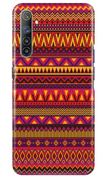 Zigzag line pattern2 Mobile Back Case for Realme 6 Pro (Design - 10)