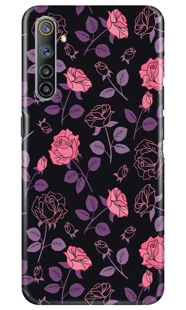 Rose Black Background Case for Realme 6 Pro