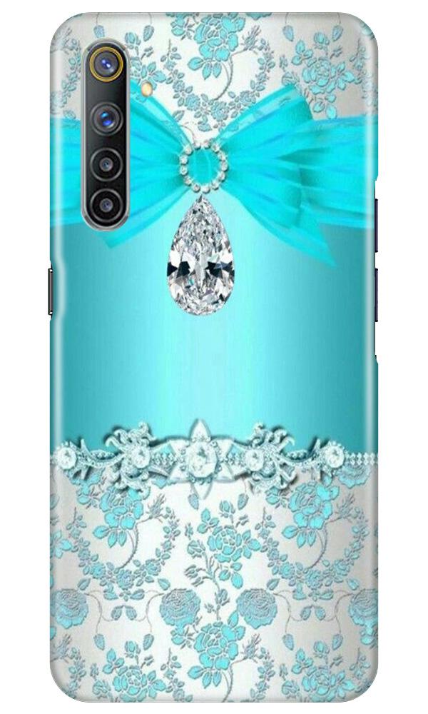 Shinny Blue Background Case for Realme 6 Pro