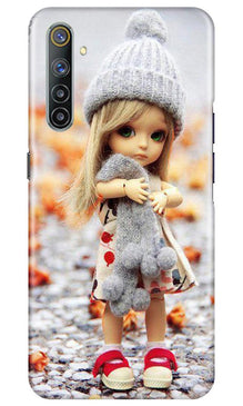 Cute Doll Mobile Back Case for Realme 6 Pro (Design - 93)