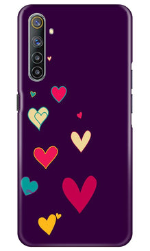 Purple Background Mobile Back Case for Realme 6 Pro  (Design - 107)