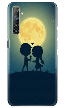 Love Couple Mobile Back Case for Realme 6 Pro  (Design - 109)