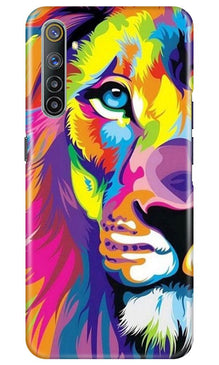 Colorful Lion Mobile Back Case for Realme 6 Pro  (Design - 110)