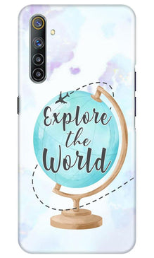 Explore the World Mobile Back Case for Realme 6 Pro (Design - 207)