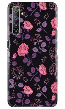 Rose Pattern Mobile Back Case for Realme 6i (Design - 2)