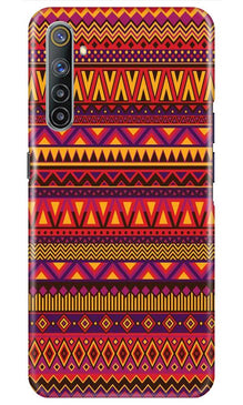 Zigzag line pattern2 Mobile Back Case for Realme 6i (Design - 10)