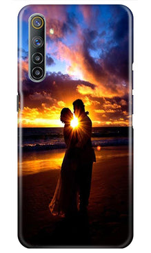 Couple Sea shore Mobile Back Case for Realme 6i (Design - 13)