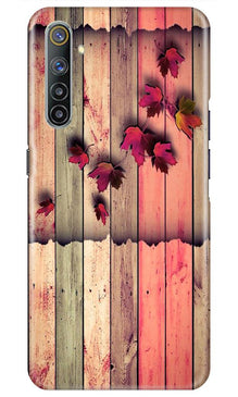 Wooden look2 Mobile Back Case for Realme 6i (Design - 56)