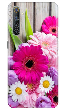 Coloful Daisy2 Mobile Back Case for Realme 6i (Design - 76)