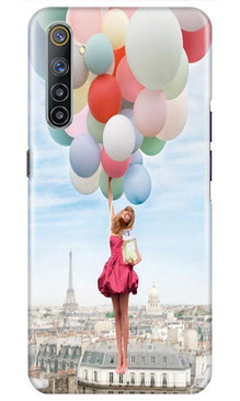 Girl with Baloon Mobile Back Case for Realme 6i (Design - 84)