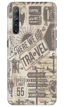 Travel Mobile Back Case for Realme 6i  (Design - 104)