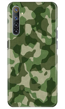 Army Camouflage Mobile Back Case for Realme 6i  (Design - 106)