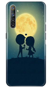 Love Couple Mobile Back Case for Realme 6i  (Design - 109)