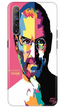 Steve Jobs Mobile Back Case for Realme 6i  (Design - 132)