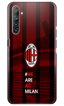 AC Milan Mobile Back Case for Realme 6i  (Design - 155)