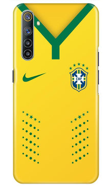 Brazil Mobile Back Case for Realme 6i  (Design - 176)