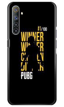 Pubg Winner Winner Mobile Back Case for Realme 6i  (Design - 177)