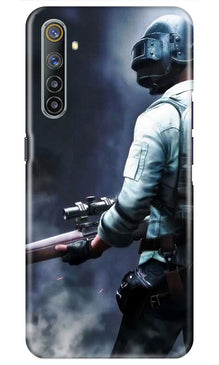 Pubg Mobile Back Case for Realme 6i  (Design - 179)