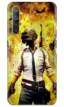 Pubg Mobile Back Case for Realme 6i  (Design - 180)