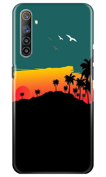 Sky Trees Mobile Back Case for Realme 6i (Design - 191)